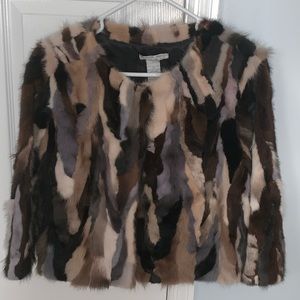 Alberto Makali mink fur coat size small